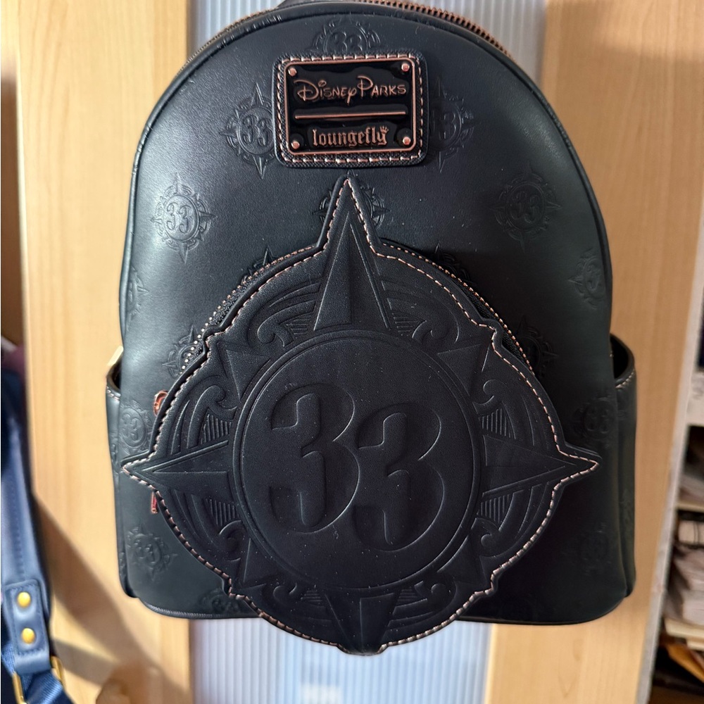 Loungefly Black Embossed Backpack - image 1